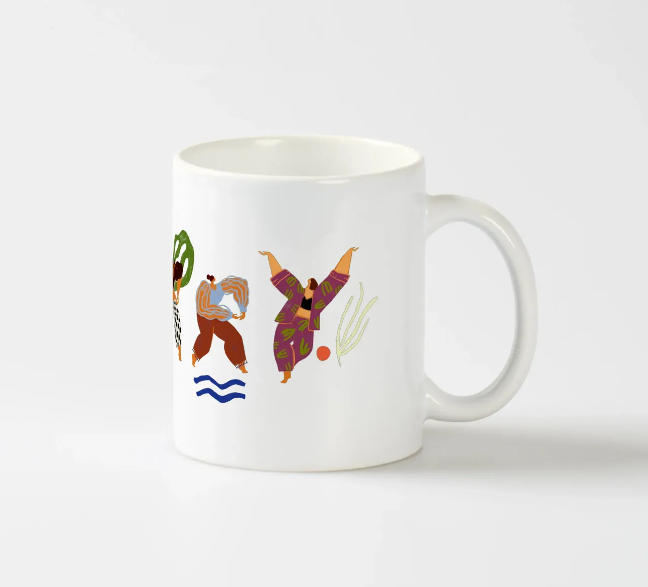 Be Merry tazza in ceramica da Arty Guava