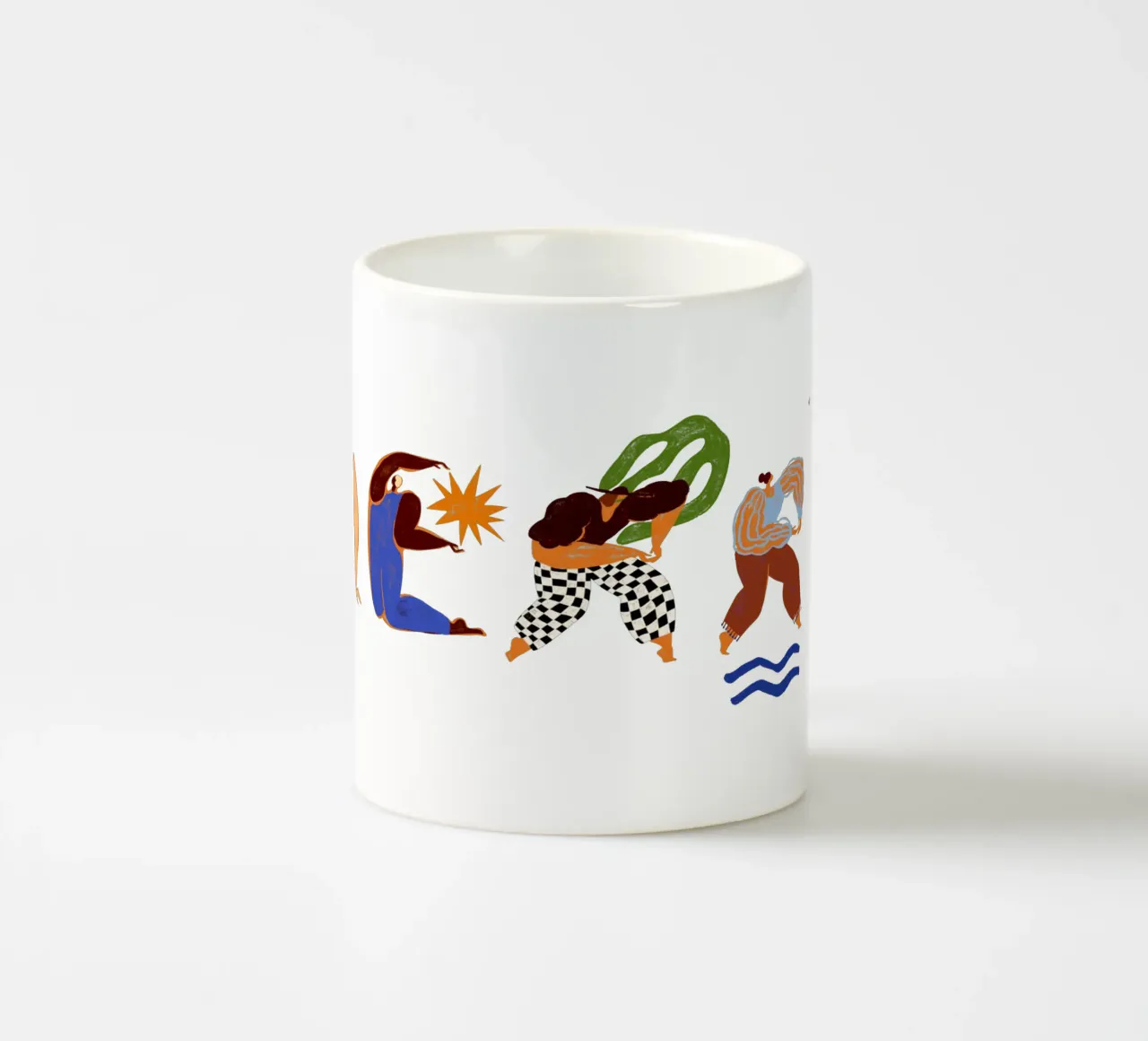 Be Merry tazza in ceramica da Arty Guava