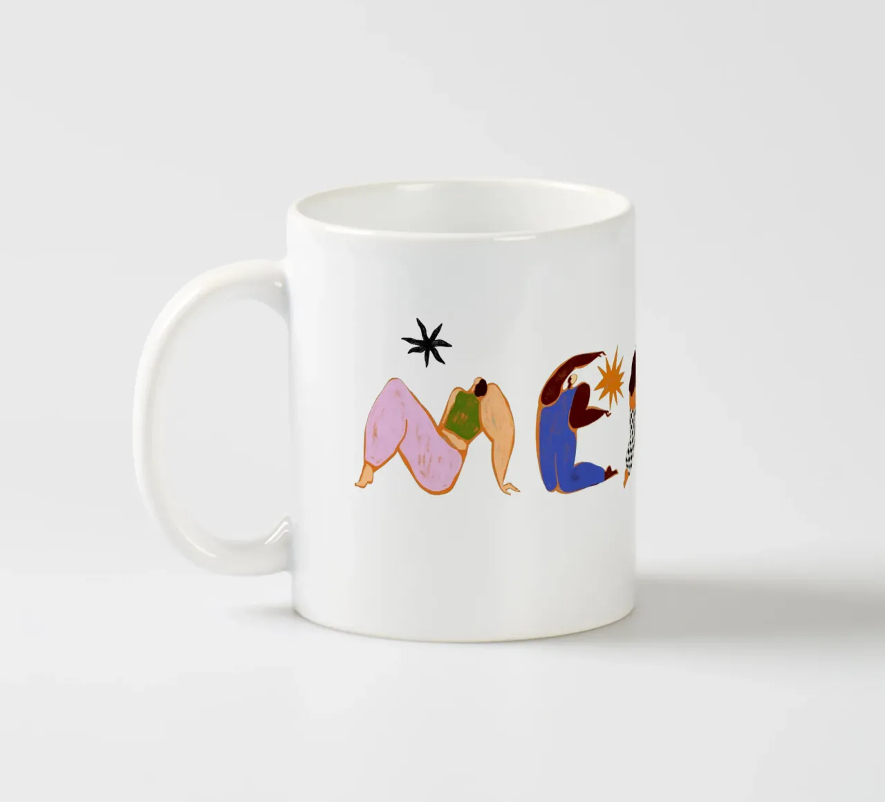 Be Merry tazza in ceramica da Arty Guava