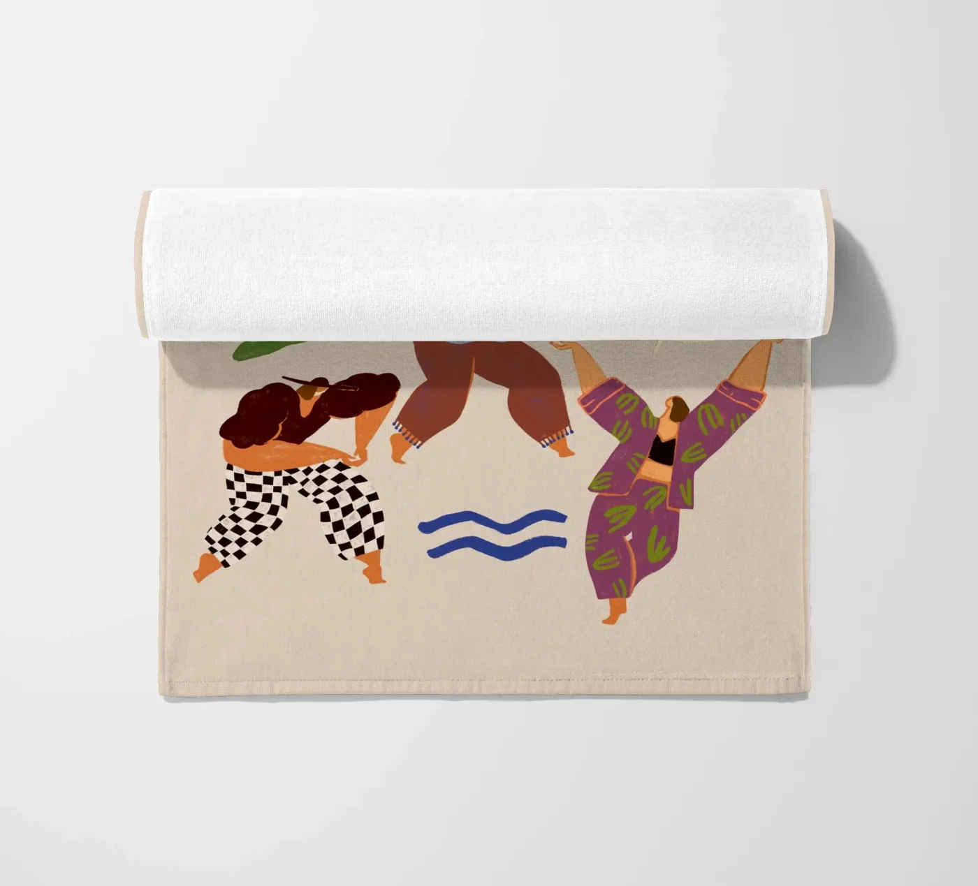 Be Merry beach towel by Arty Guava