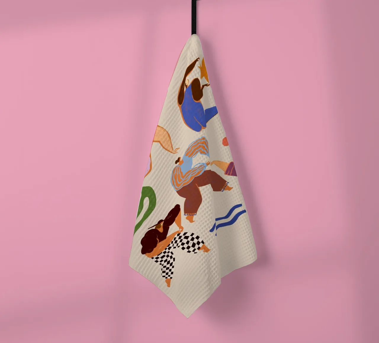 Be Merry tea towel by Arty Guava