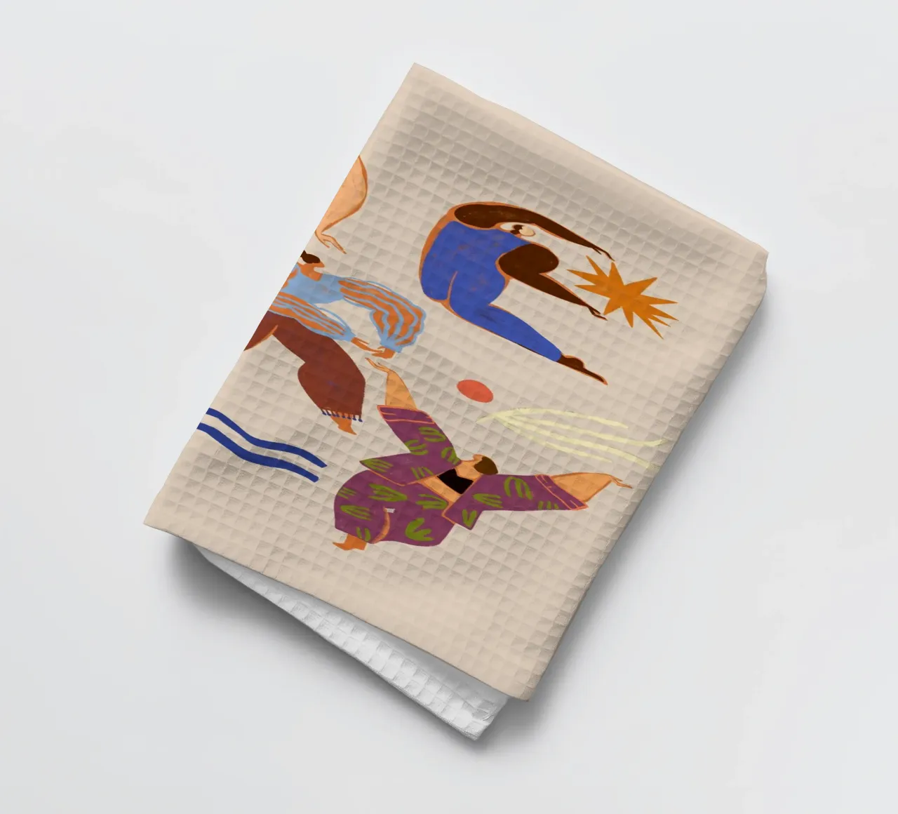 Be Merry tea towel by Arty Guava