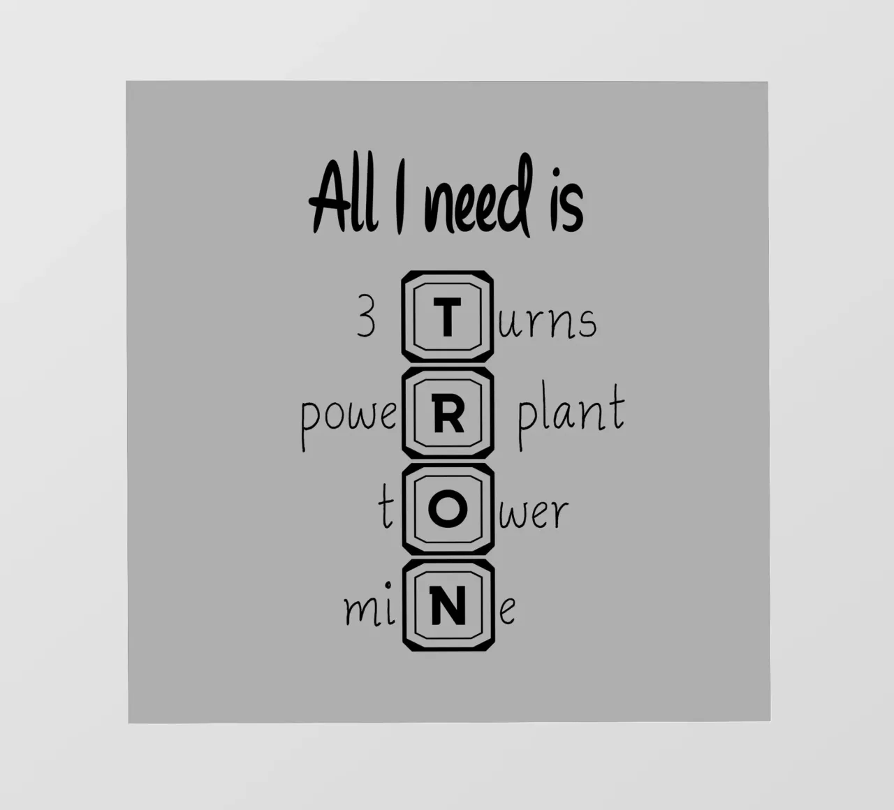 Tutto ciò di cui ho bisogno è TRON telo in pvc da Loobs