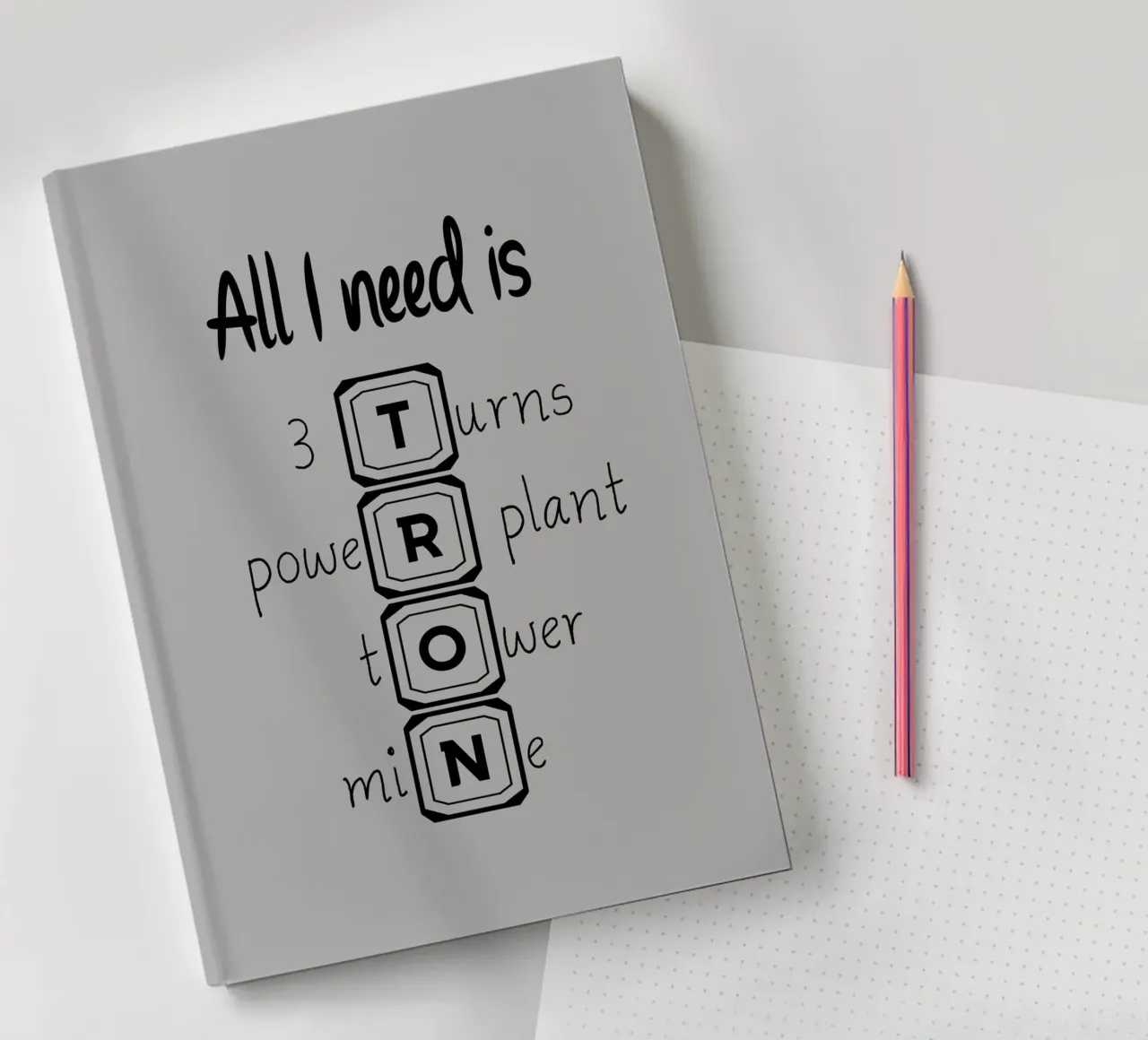 All i need is TRON notebook by Loobs