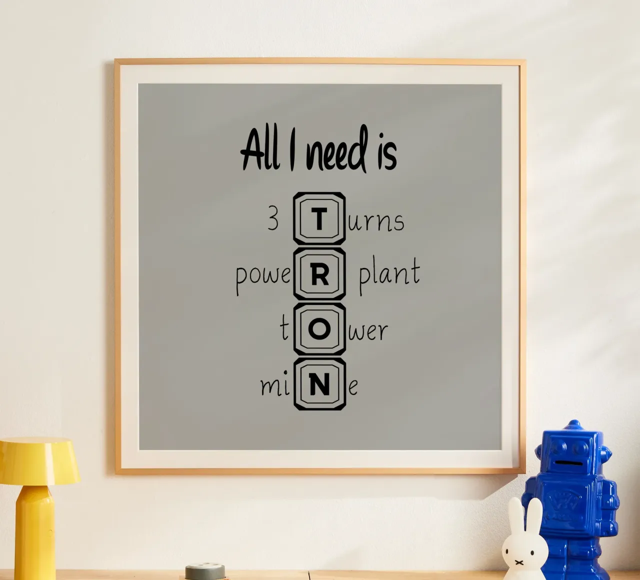 All i need is TRON hahnemühle by Loobs