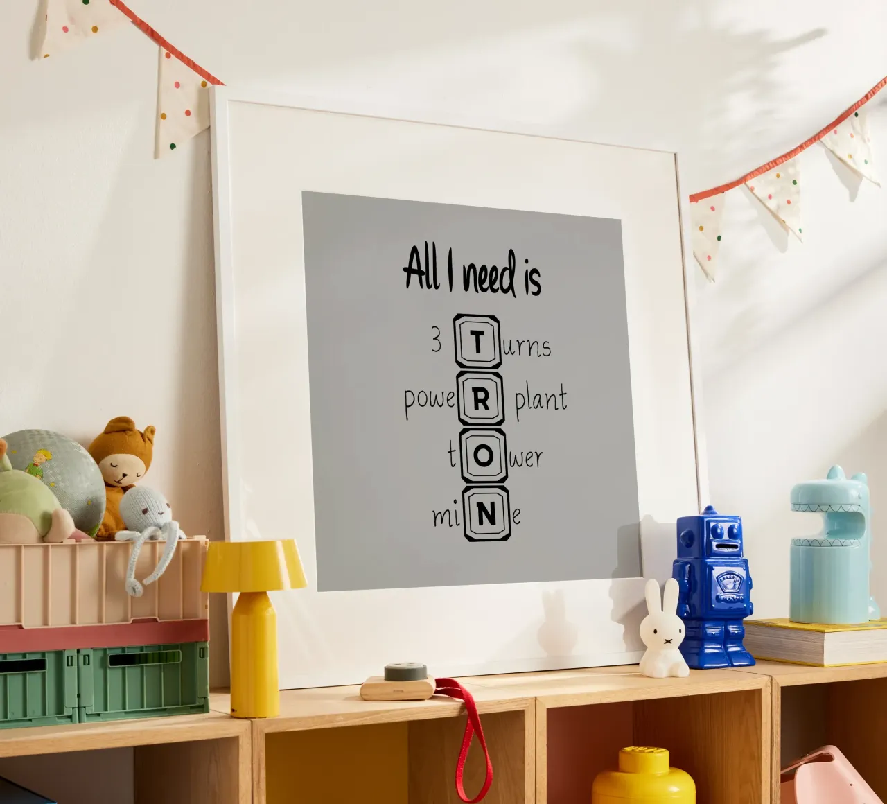 Tout ce dont j'ai besoin, c'est de TRON poster de Loobs