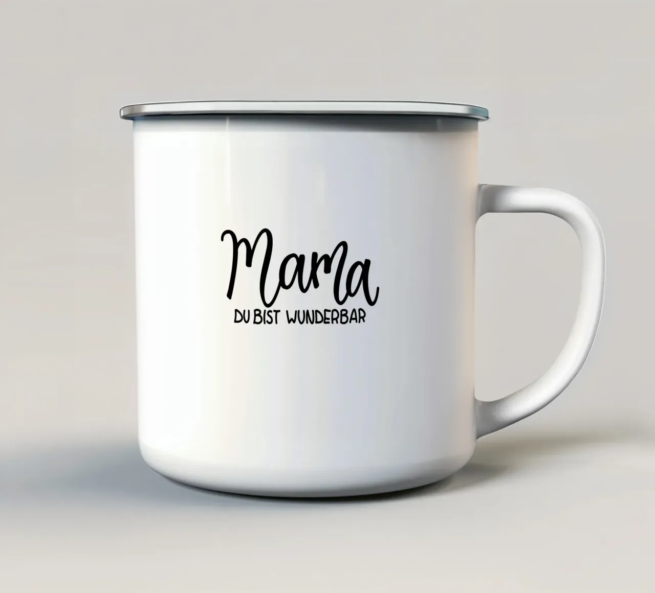 Mamma sei meravigliosa tazza in smalto da Letters of Love