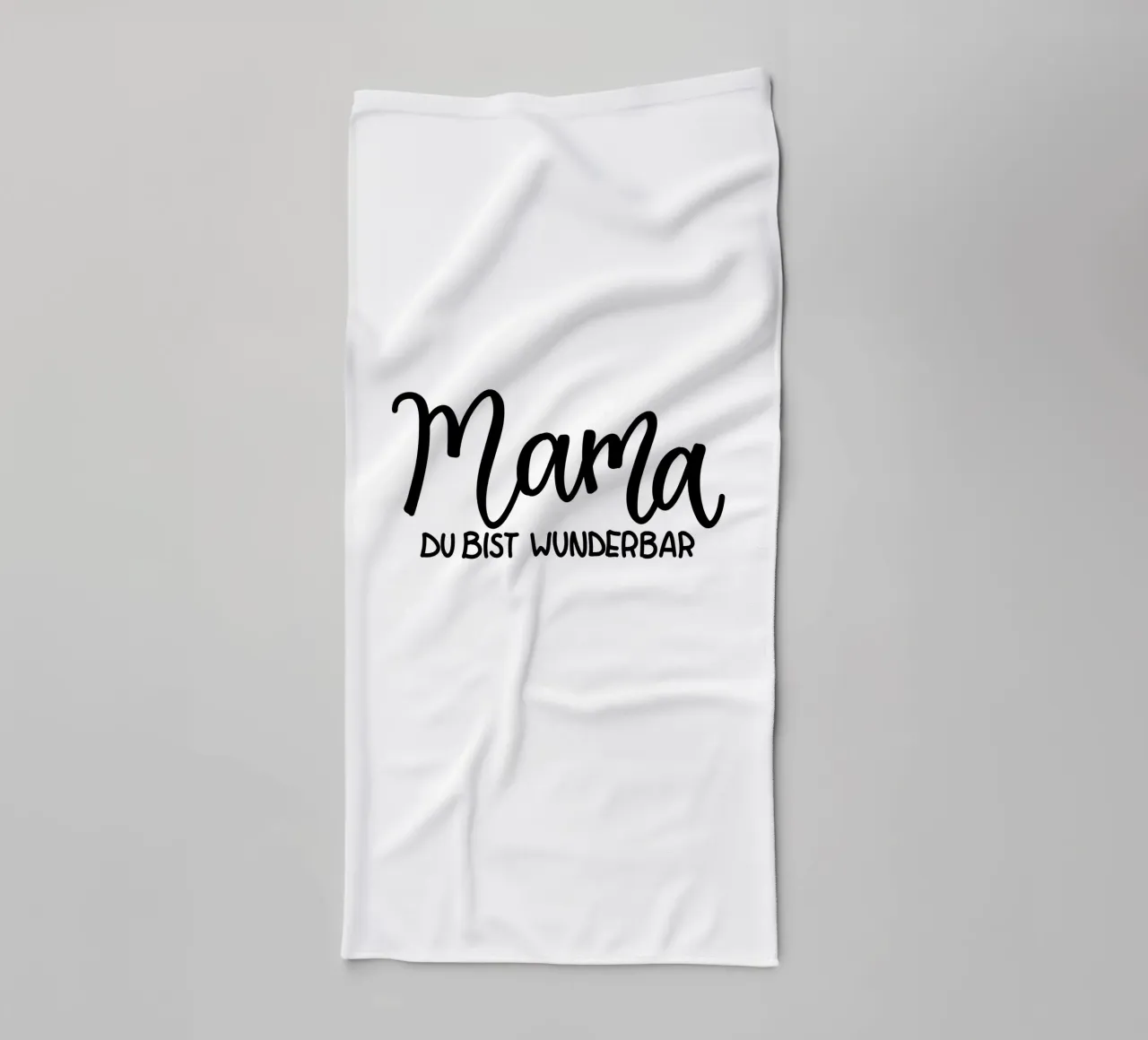 Mama du bist wunderbar Handtuch von Letters of Love
