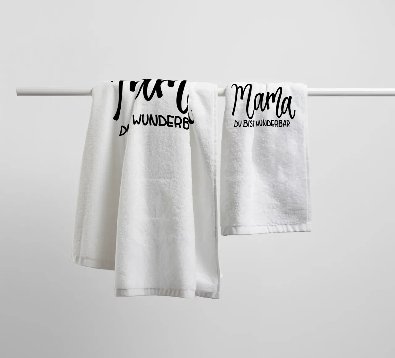 Mama du bist wunderbar Handtuch von Letters of Love