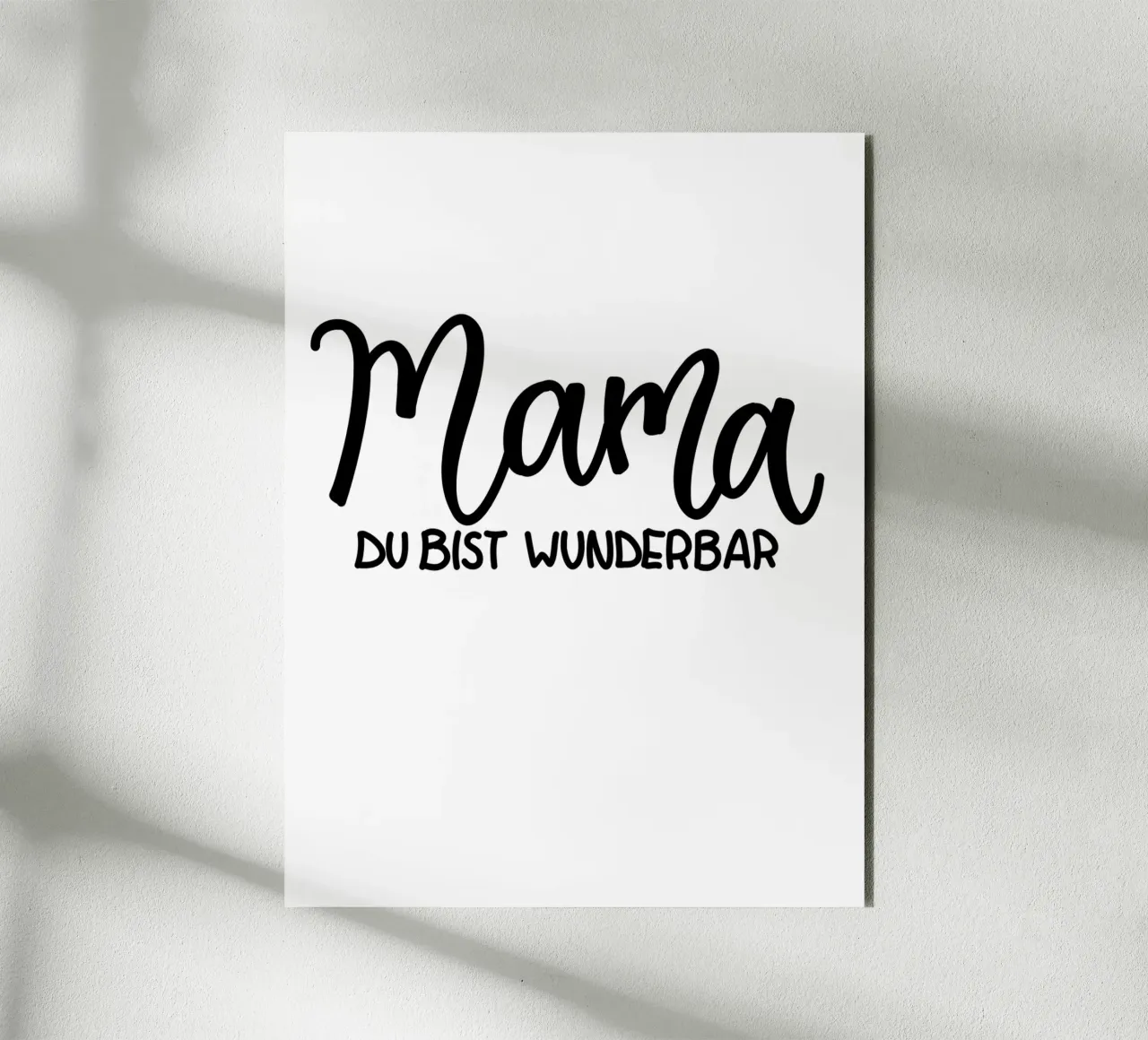 Mamma sei meravigliosa alluminio dibond da Letters of Love