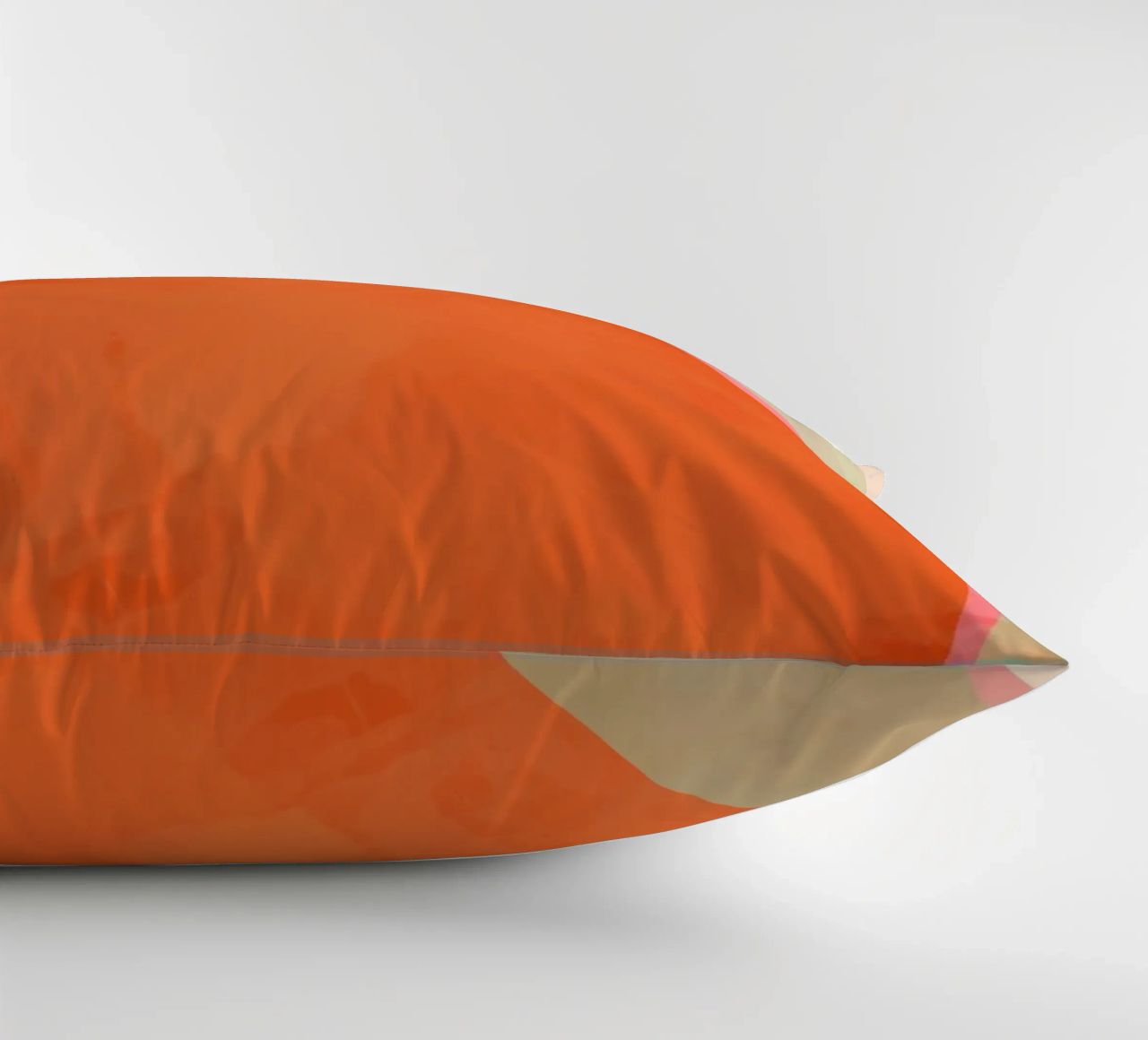 Abstract Shapes 12 | Raspberry, Vanilla, Mint, Orange cuscino da sabidussi
