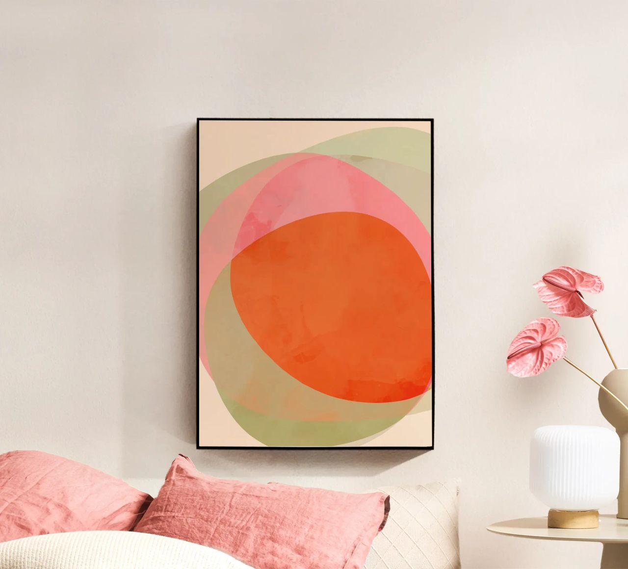 Abstract Shapes 12 | Raspberry, Vanilla, Mint, Orange plexiglass da sabidussi