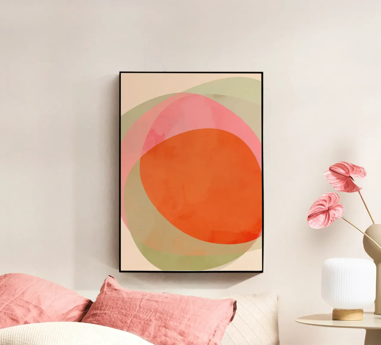 Abstract Shapes 12 | Raspberry, Vanilla, Mint, Orange plexiglass da sabidussi