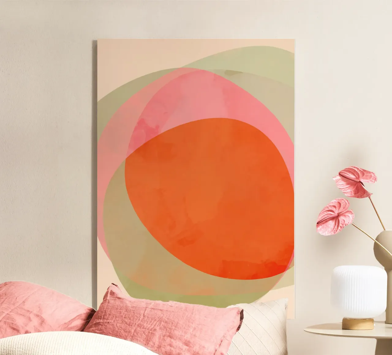 Abstract Shapes 12 | Raspberry, Vanilla, Mint, Orange plexiglass da sabidussi