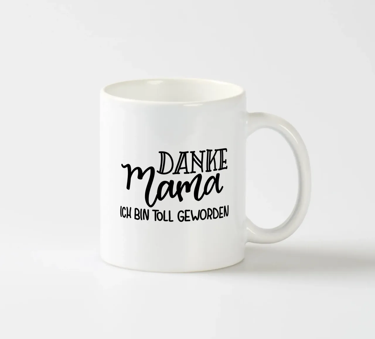 Danke Mama ich bin toll geworden tazza in ceramica da Letters of Love