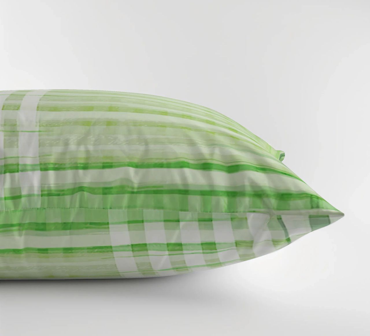 Abstract Shapes | Deconstructed Checkers | Spring Green cuscino da sabidussi