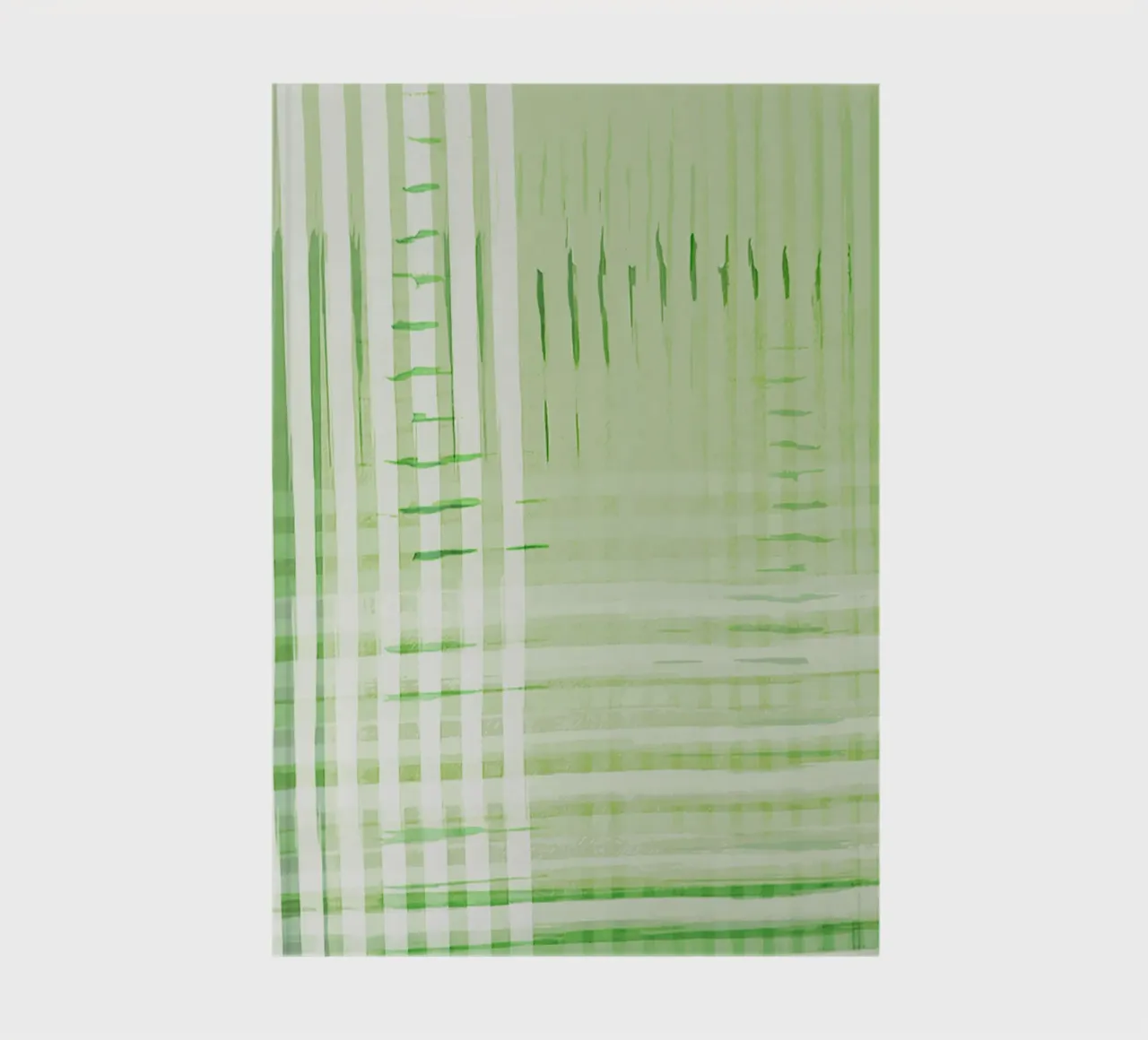 Abstract Shapes | Deconstructed Checkers | Spring Green carnet de notes de sabidussi