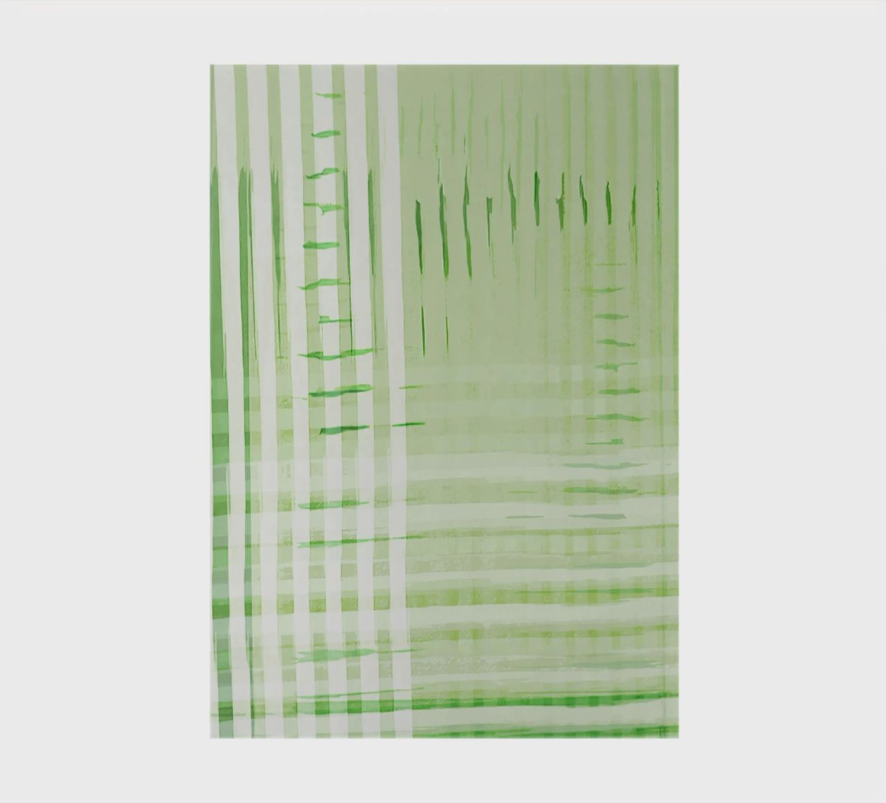 Abstract Shapes | Deconstructed Checkers | Spring Green notebook by sabidussi