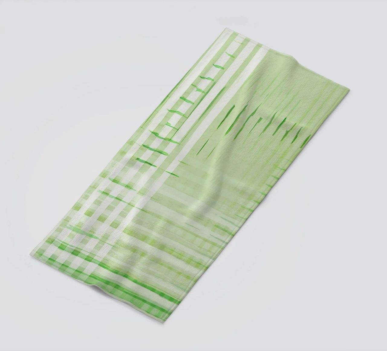 Abstract Shapes | Deconstructed Checkers | Spring Green telo mare da sabidussi