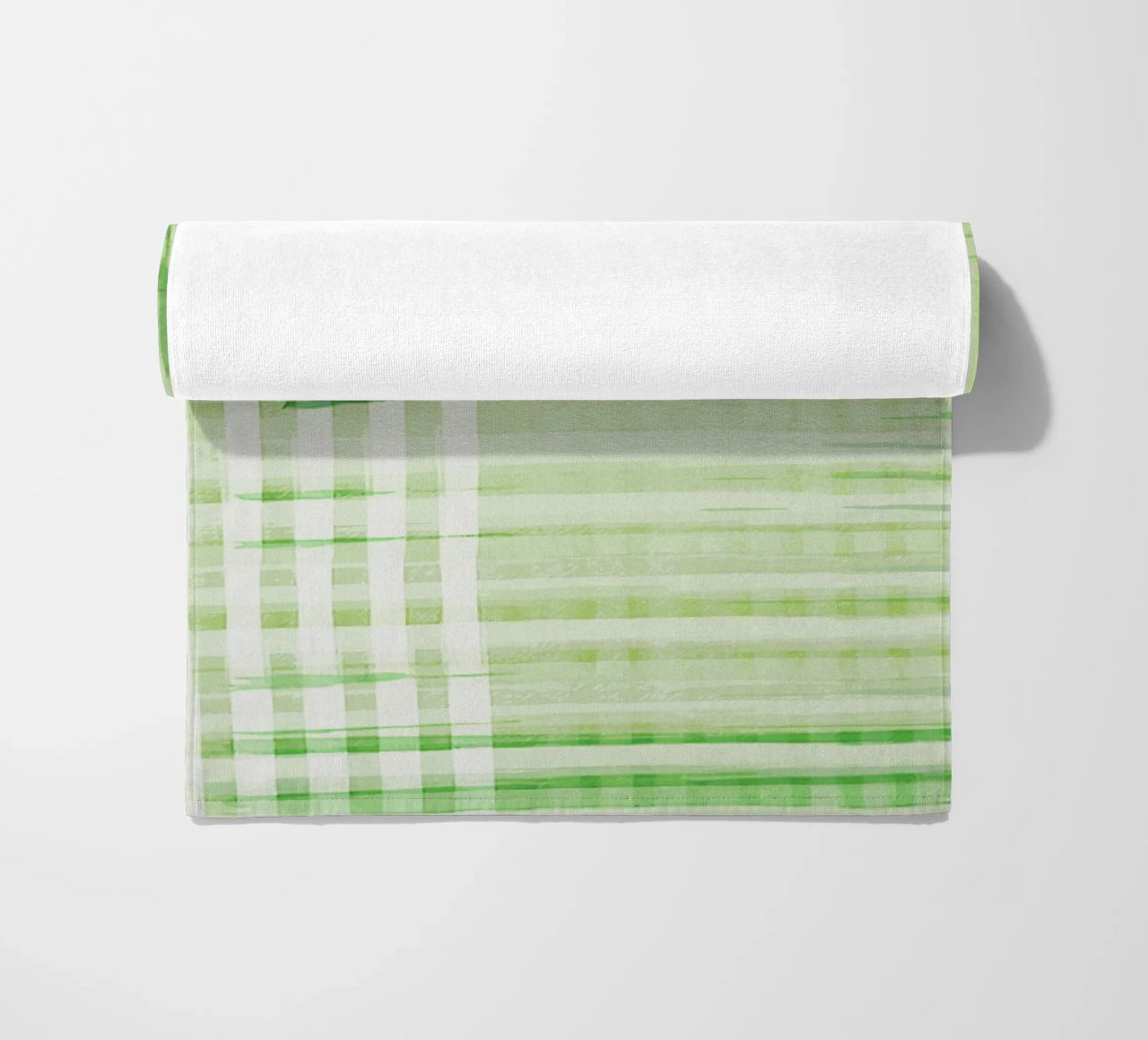 Abstract Shapes | Deconstructed Checkers | Spring Green telo mare da sabidussi
