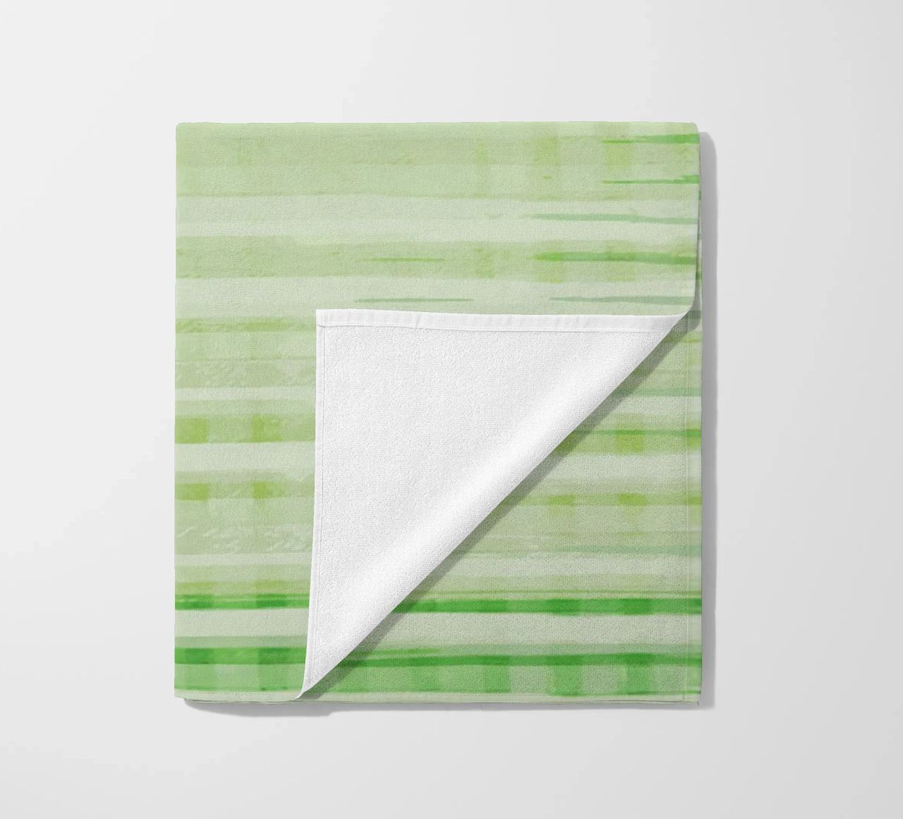 Abstract Shapes | Deconstructed Checkers | Spring Green telo mare da sabidussi