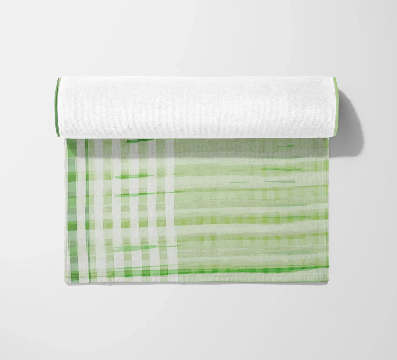 Abstract Shapes | Deconstructed Checkers | Spring Green telo mare da sabidussi