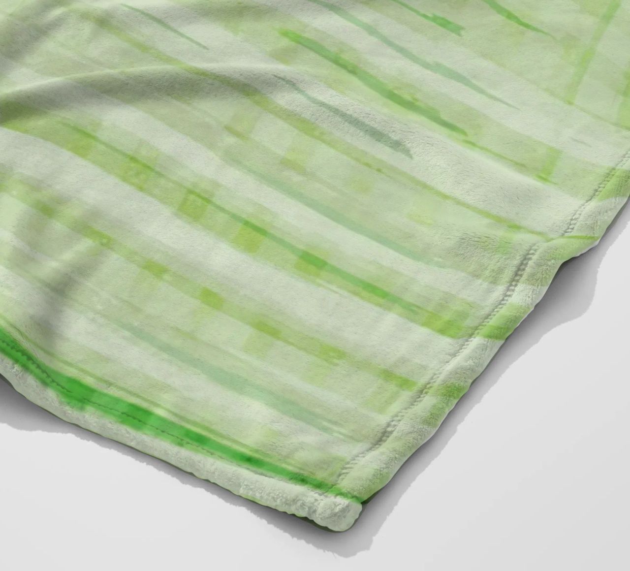 Abstract Shapes | Deconstructed Checkers | Spring Green coperta in pile da sabidussi