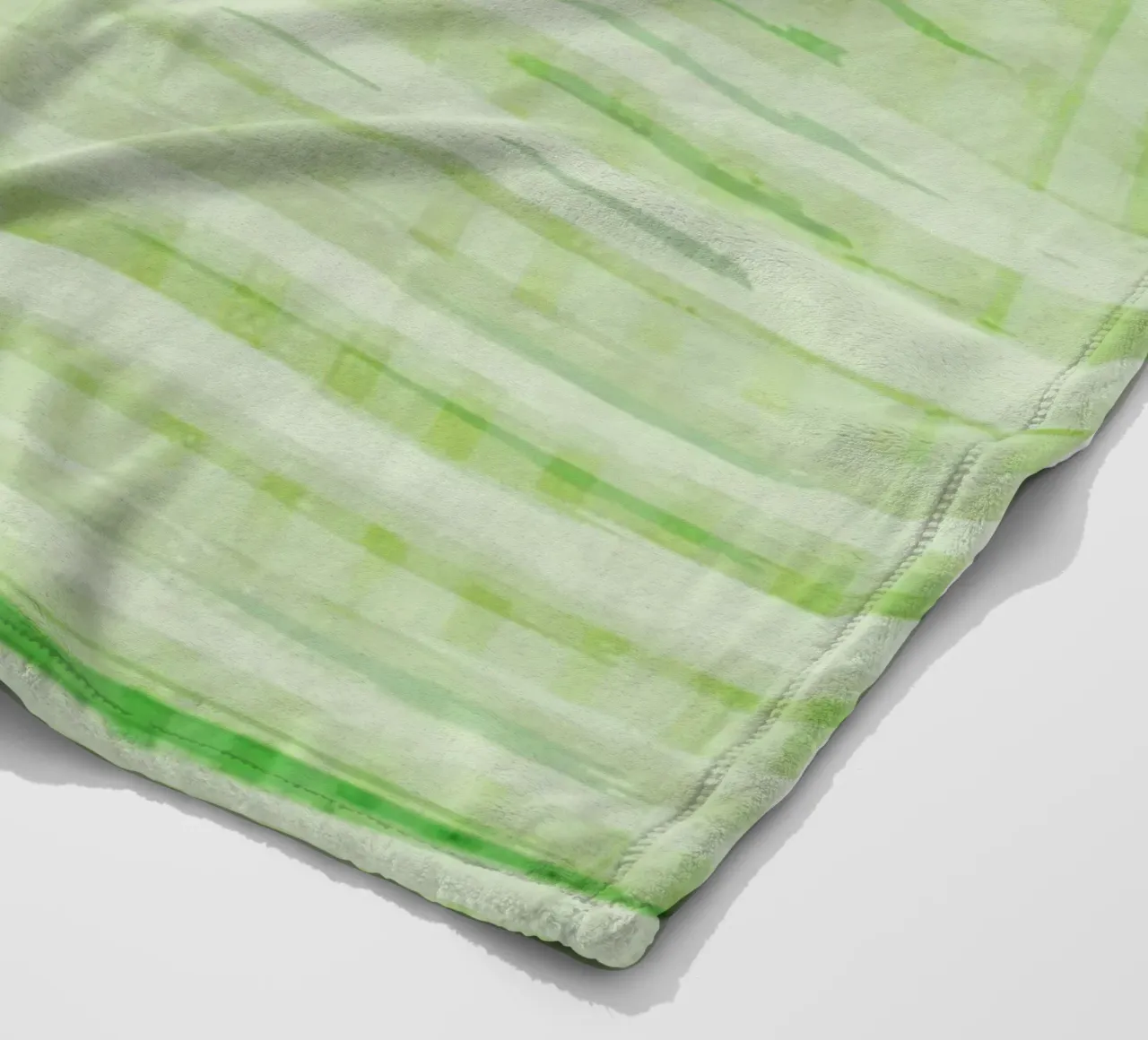 Abstract Shapes | Deconstructed Checkers | Spring Green fleece blanket by sabidussi