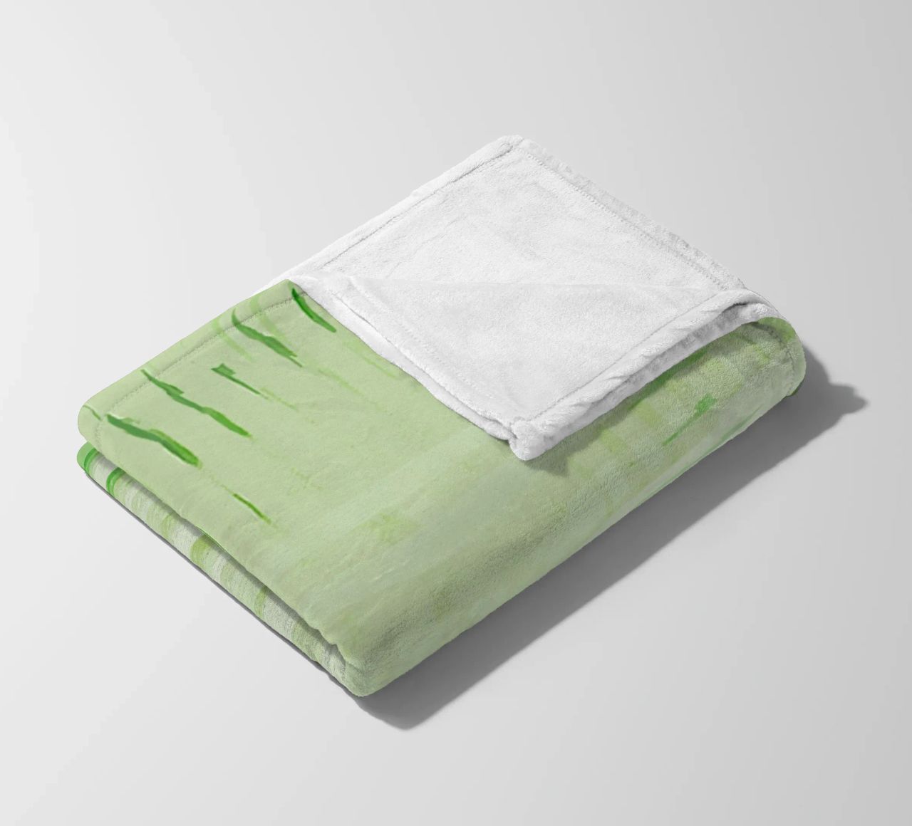 Abstract Shapes | Deconstructed Checkers | Spring Green coperta in pile da sabidussi