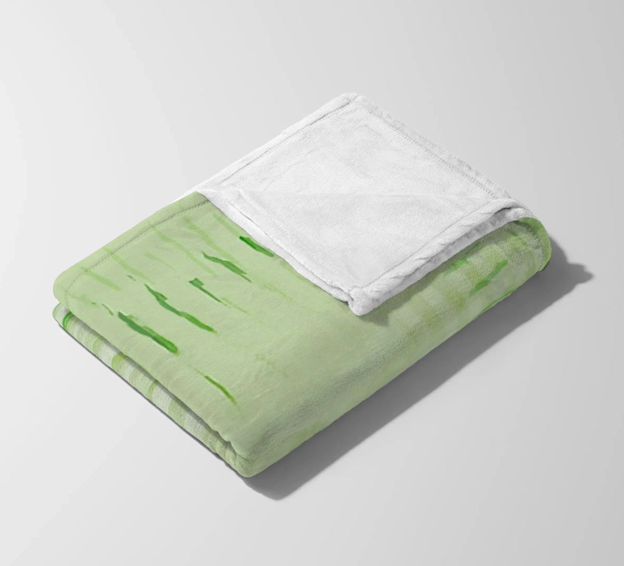Abstract Shapes | Deconstructed Checkers | Spring Green coperta in pile da sabidussi