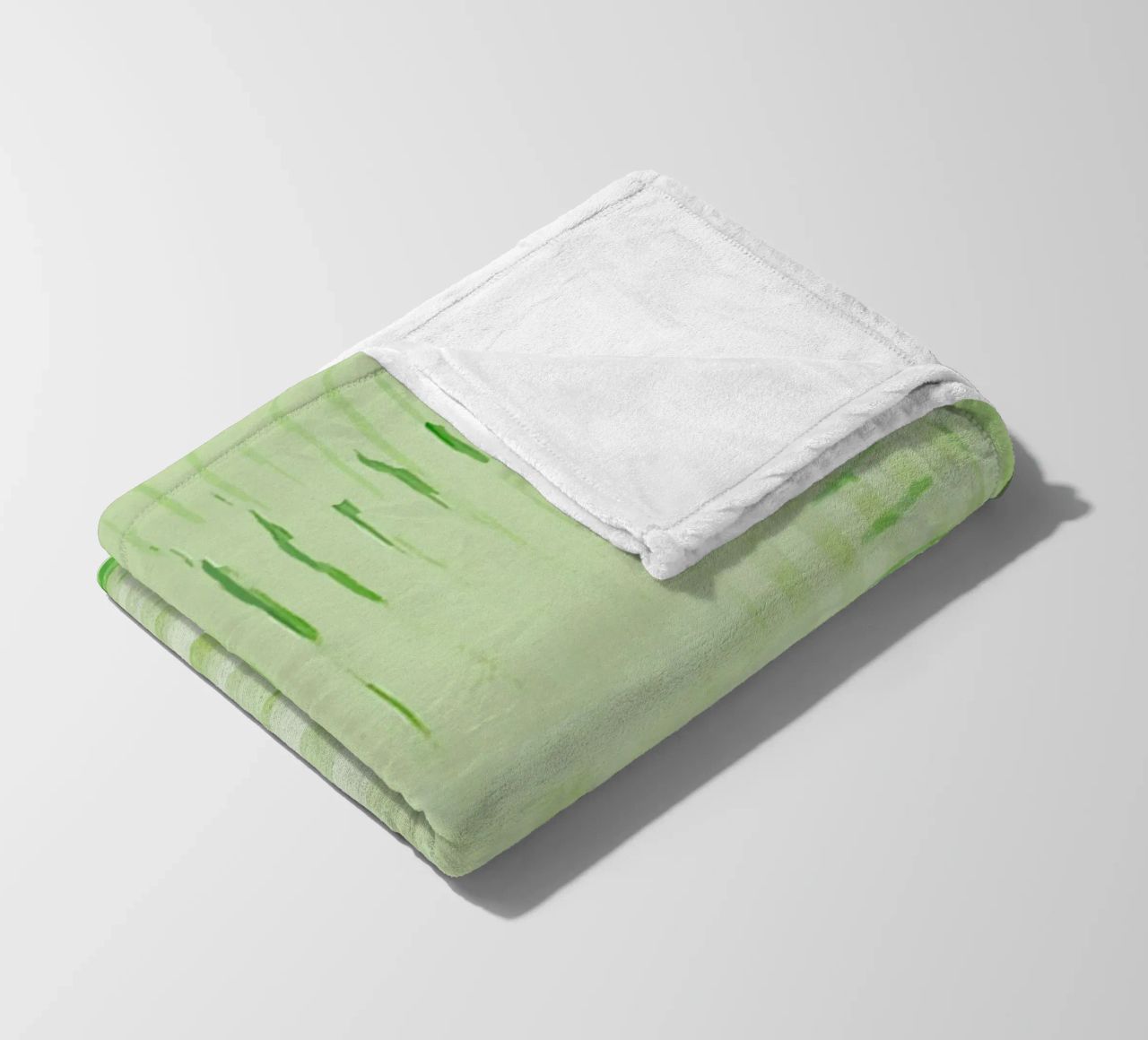 Abstract Shapes | Deconstructed Checkers | Spring Green coperta in pile da sabidussi