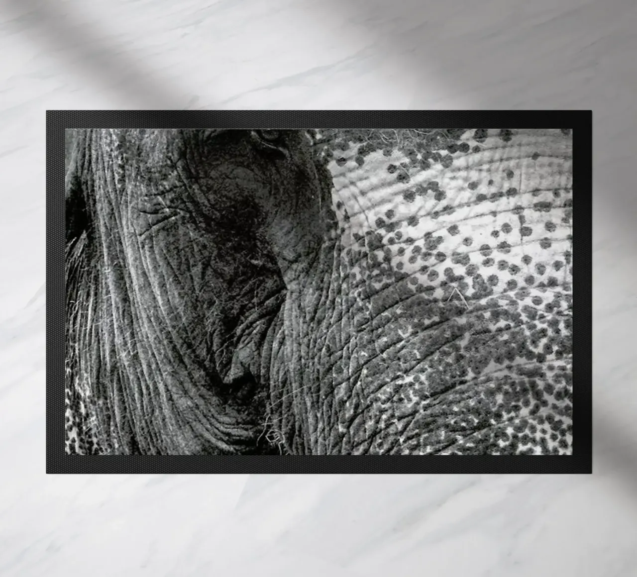 Elephant doormat by Victoria Frost