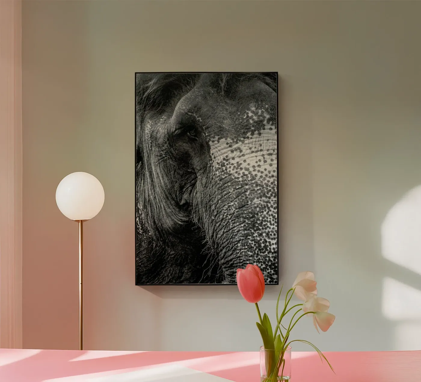 Elephant plexiglas de Victoria Frost