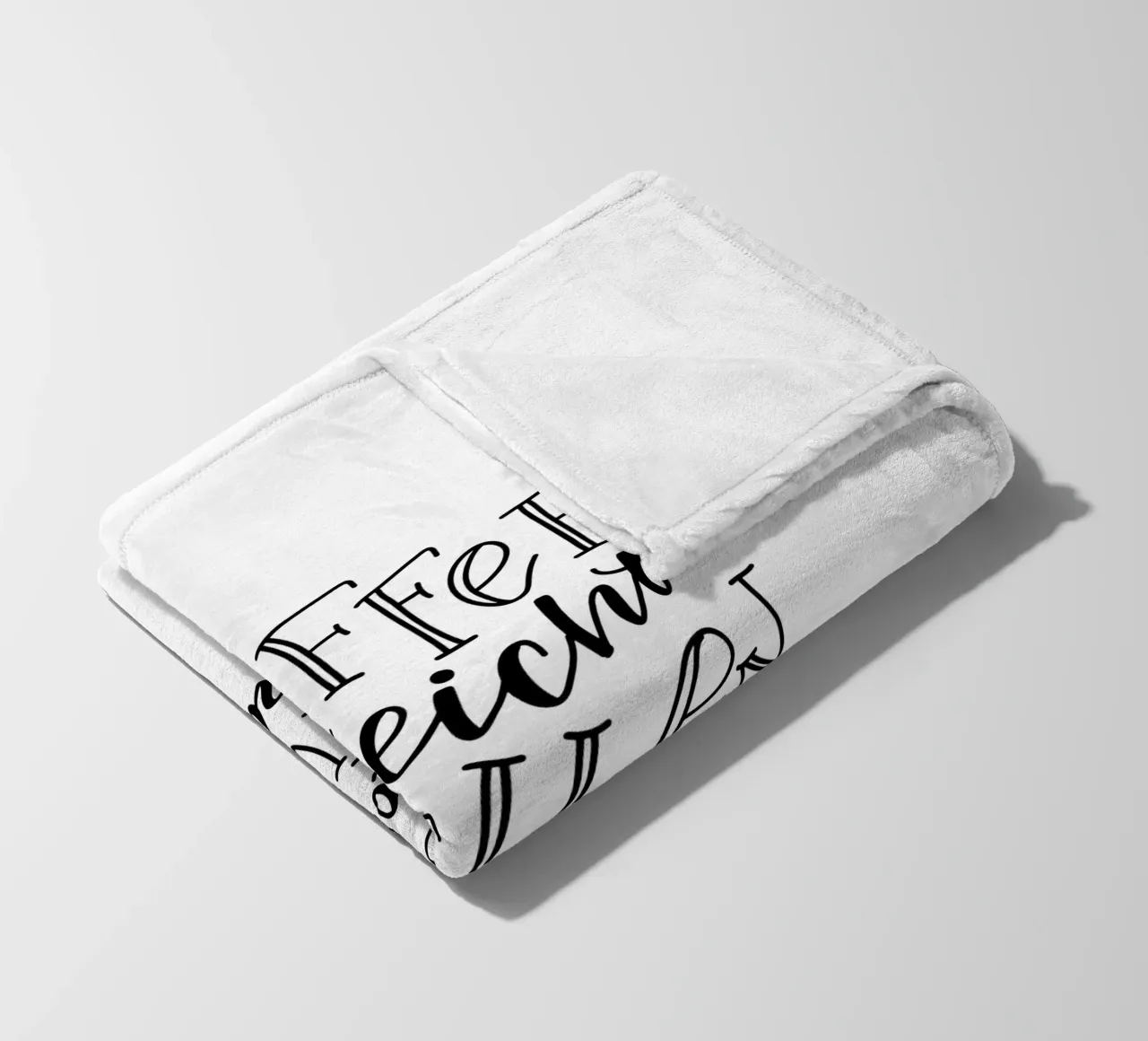 Kaffeeliebe coperta in pile da Letters of Love