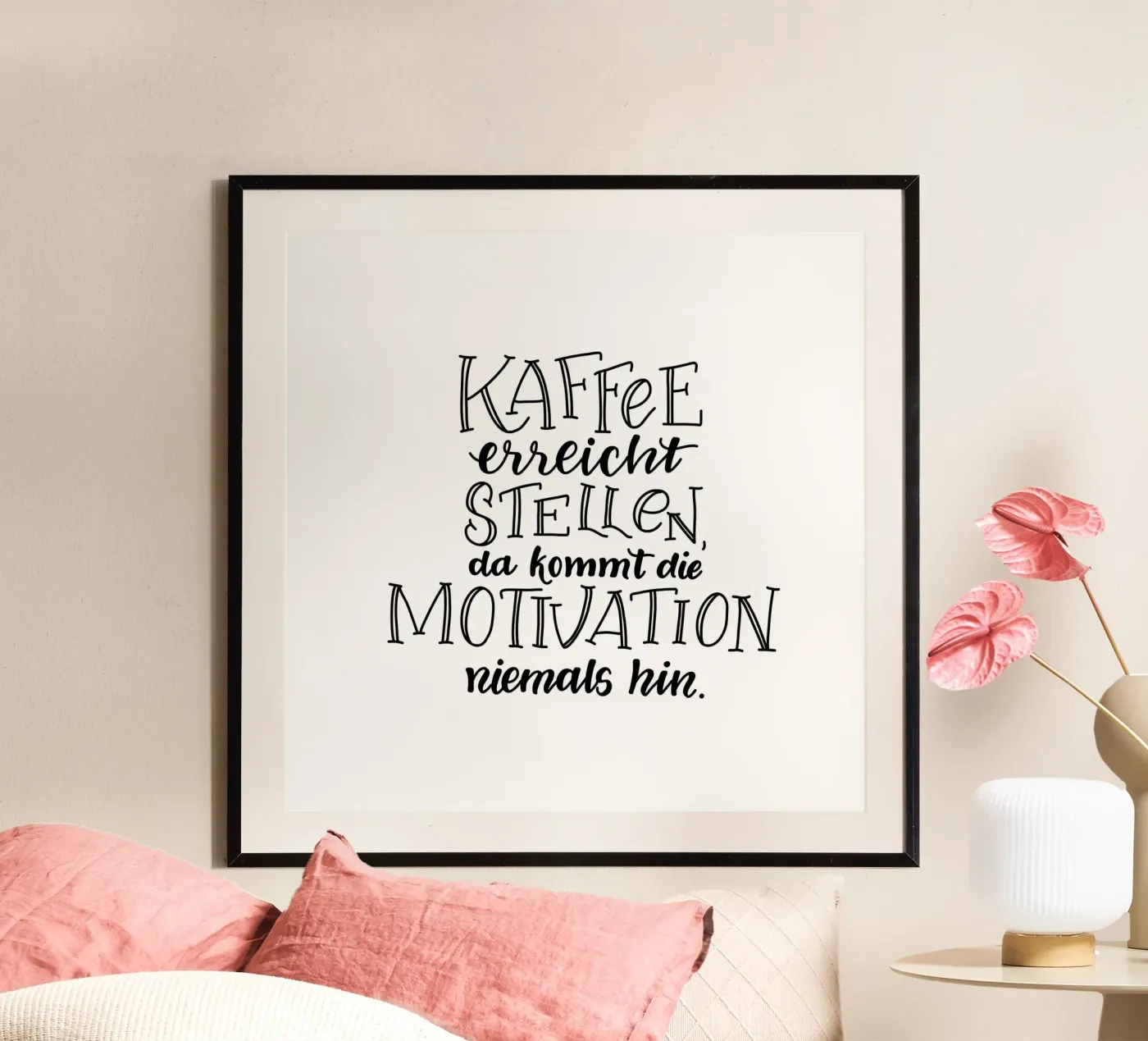 Kaffeeliebe poster by Letters of Love