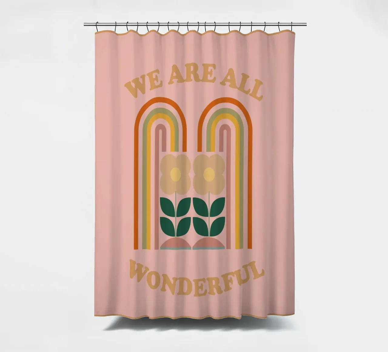 We Are All Wonderful 2 shower curtain by Gaite