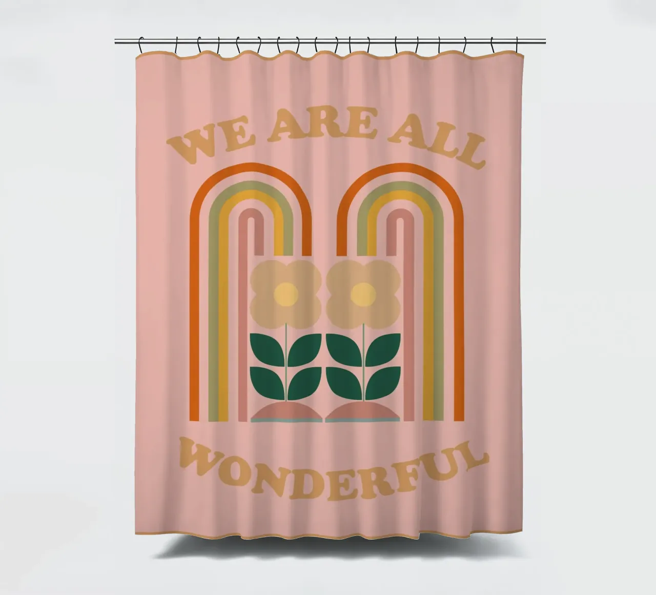 We Are All Wonderful 2 shower curtain by Gaite