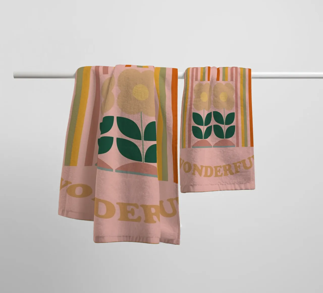 We Are All Wonderful 2 towel by Gaite