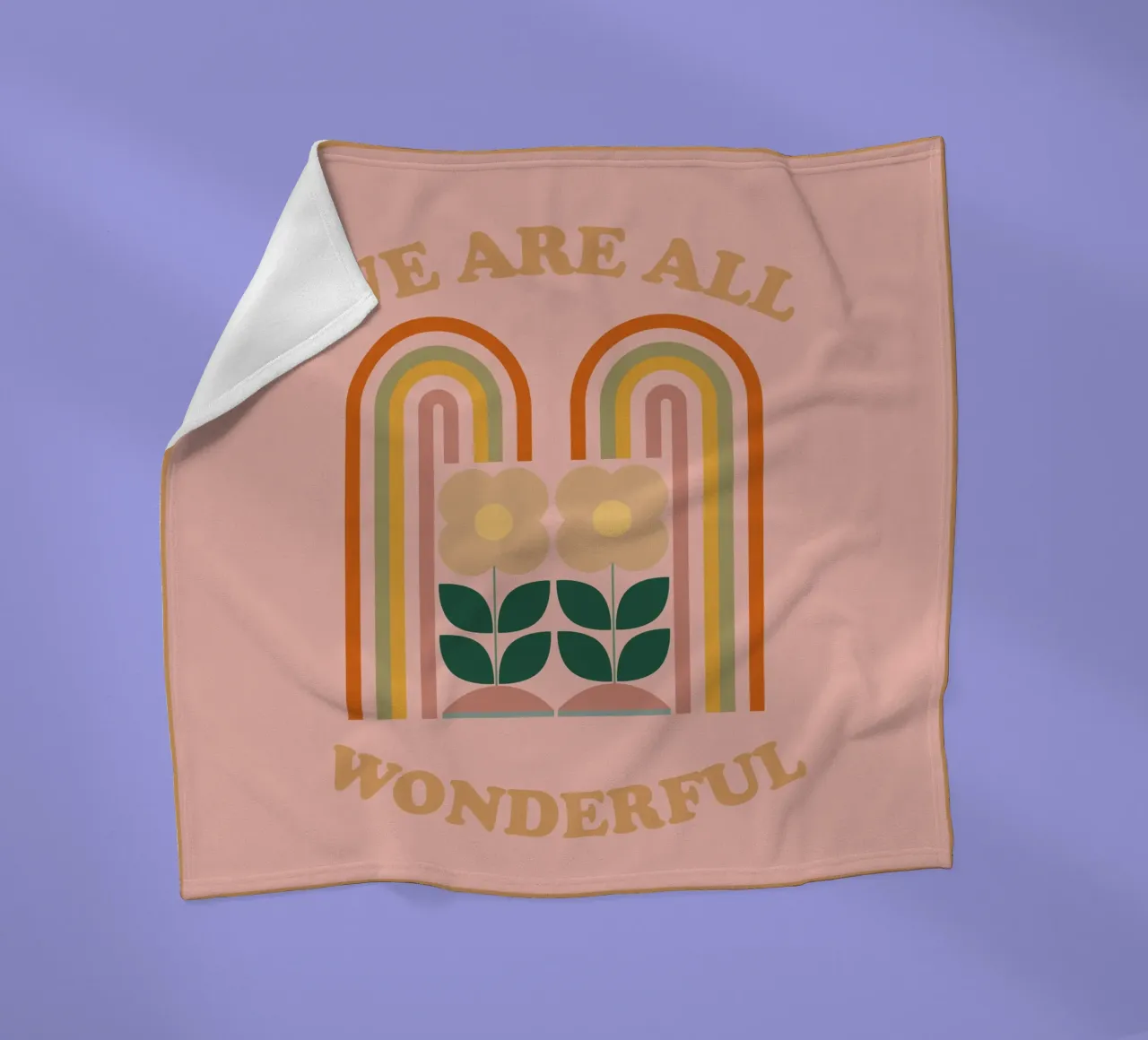 We Are All Wonderful 2 fleece blanket by Gaite