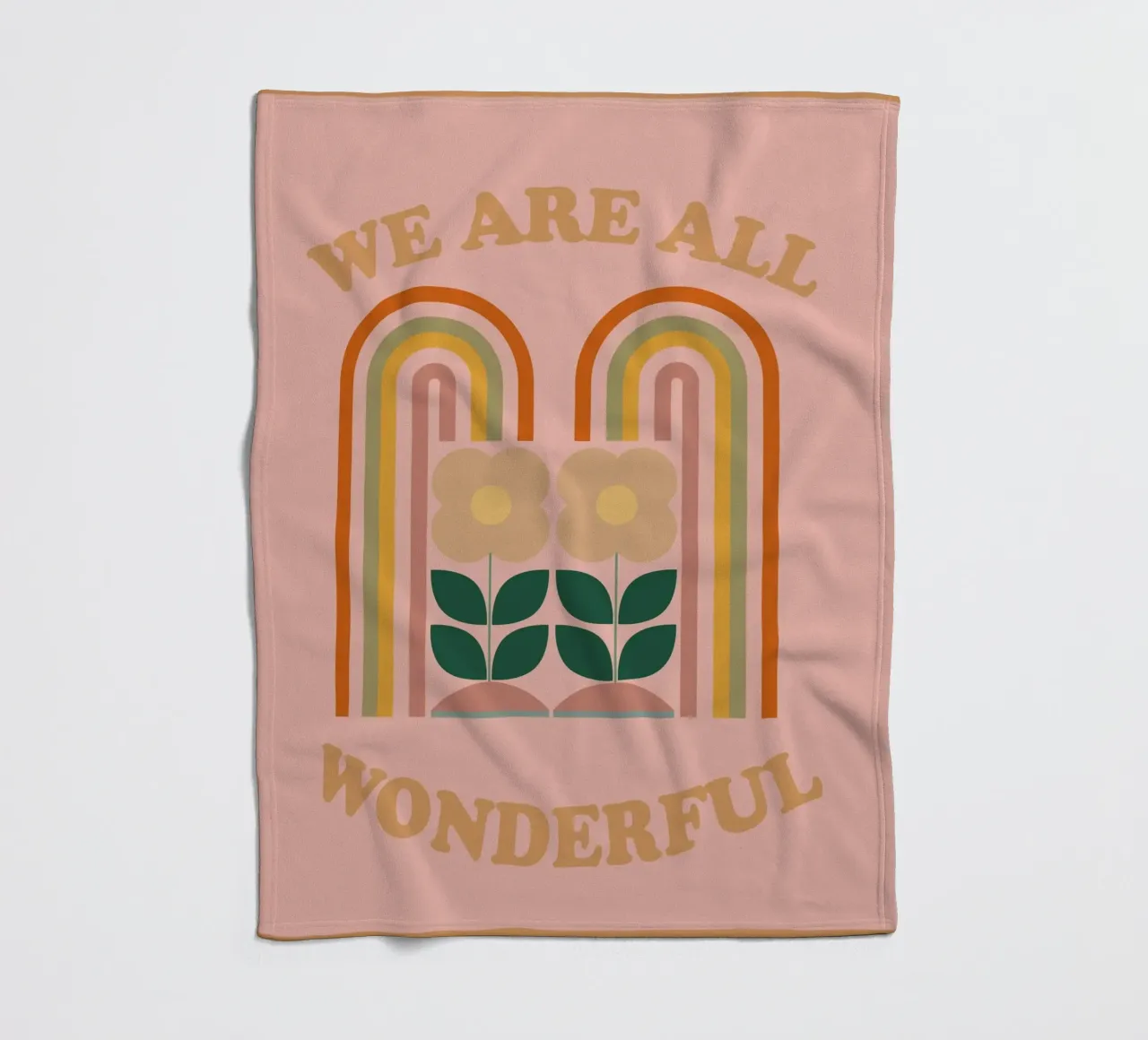 We Are All Wonderful 2 fleece blanket by Gaite