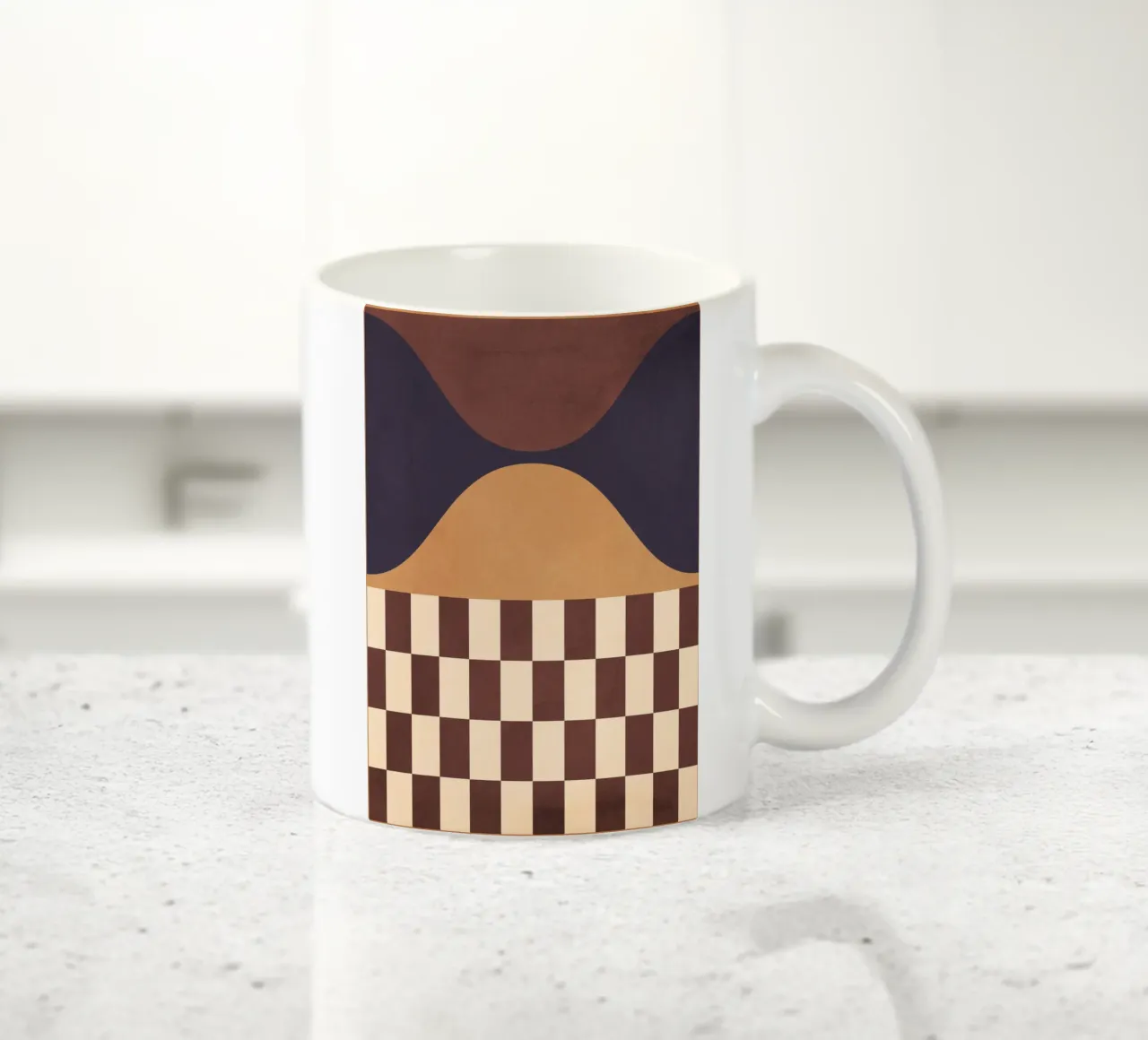 Astrazione geometrica 262 tazza in ceramica da Gaite
