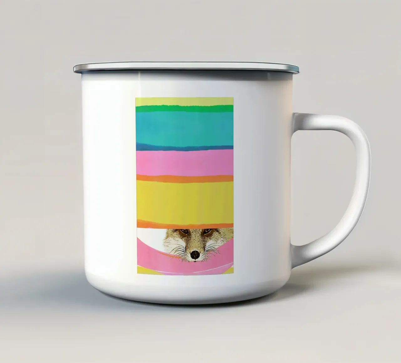 Daydreaming Fox tazza in smalto da Rococco LA
