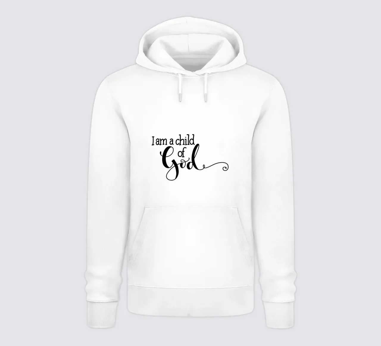 I am a Child of God felpa con cappuccio da Letters of Love