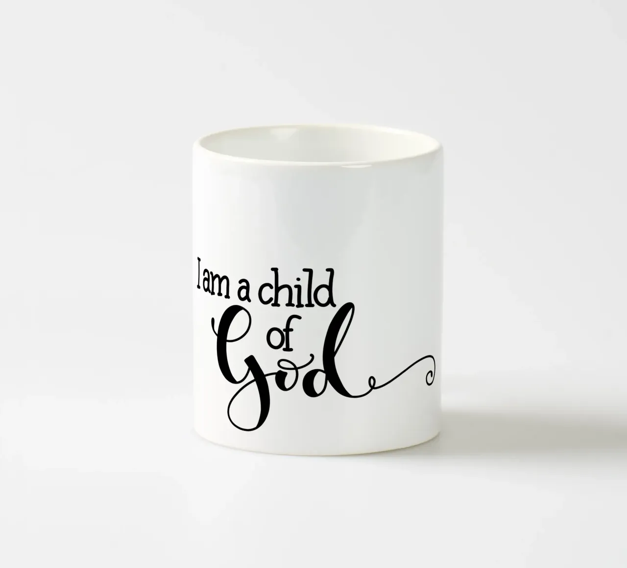 I am a Child of God tazza in ceramica da Letters of Love