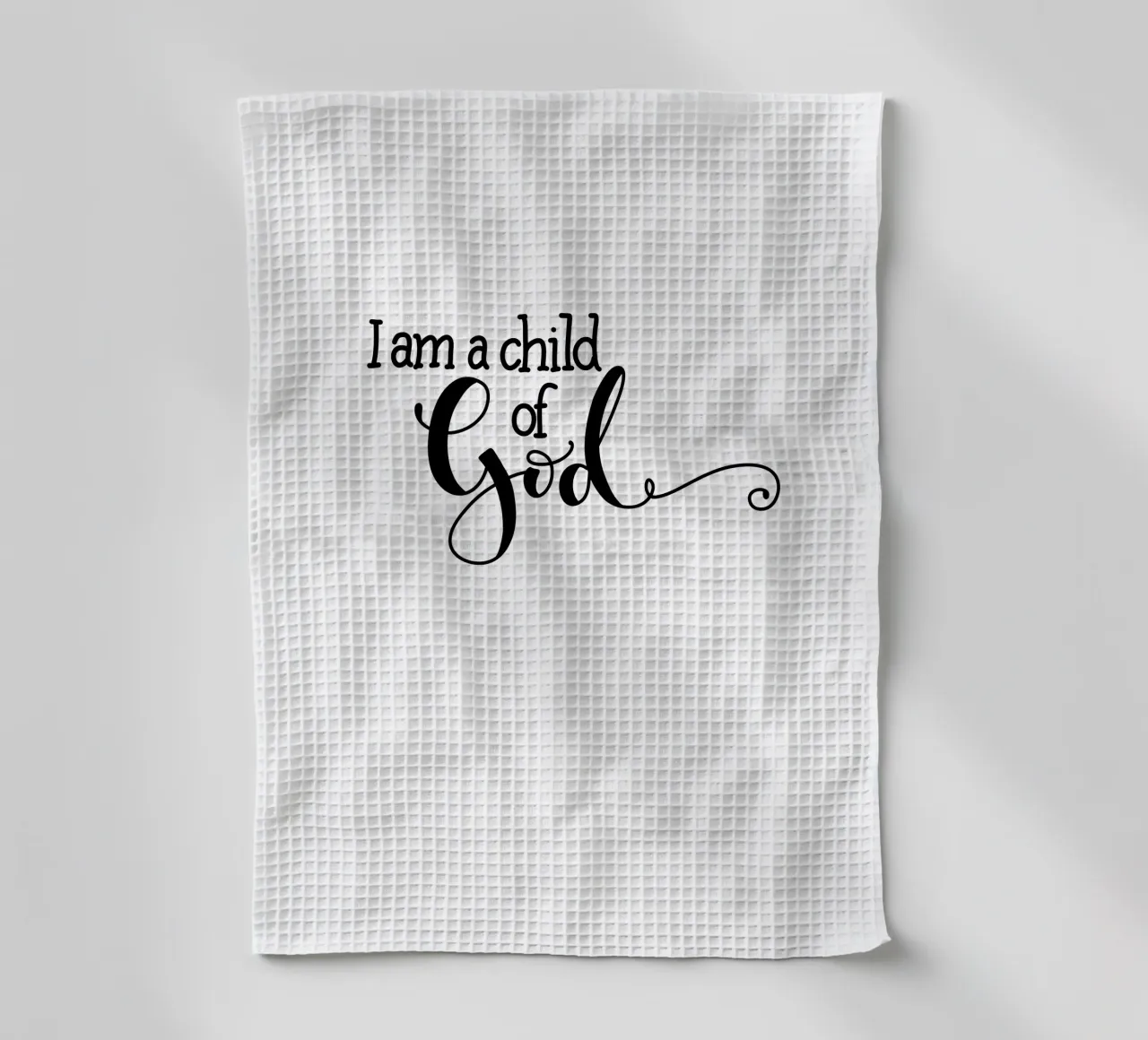 I am a Child of God canovaccio da cucina da Letters of Love