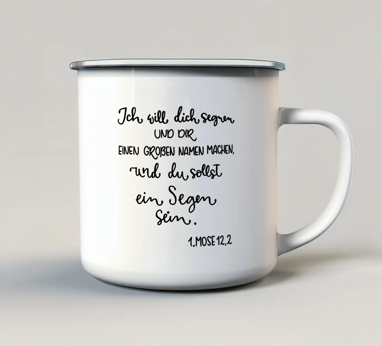 Segen tazza in smalto da Letters of Love