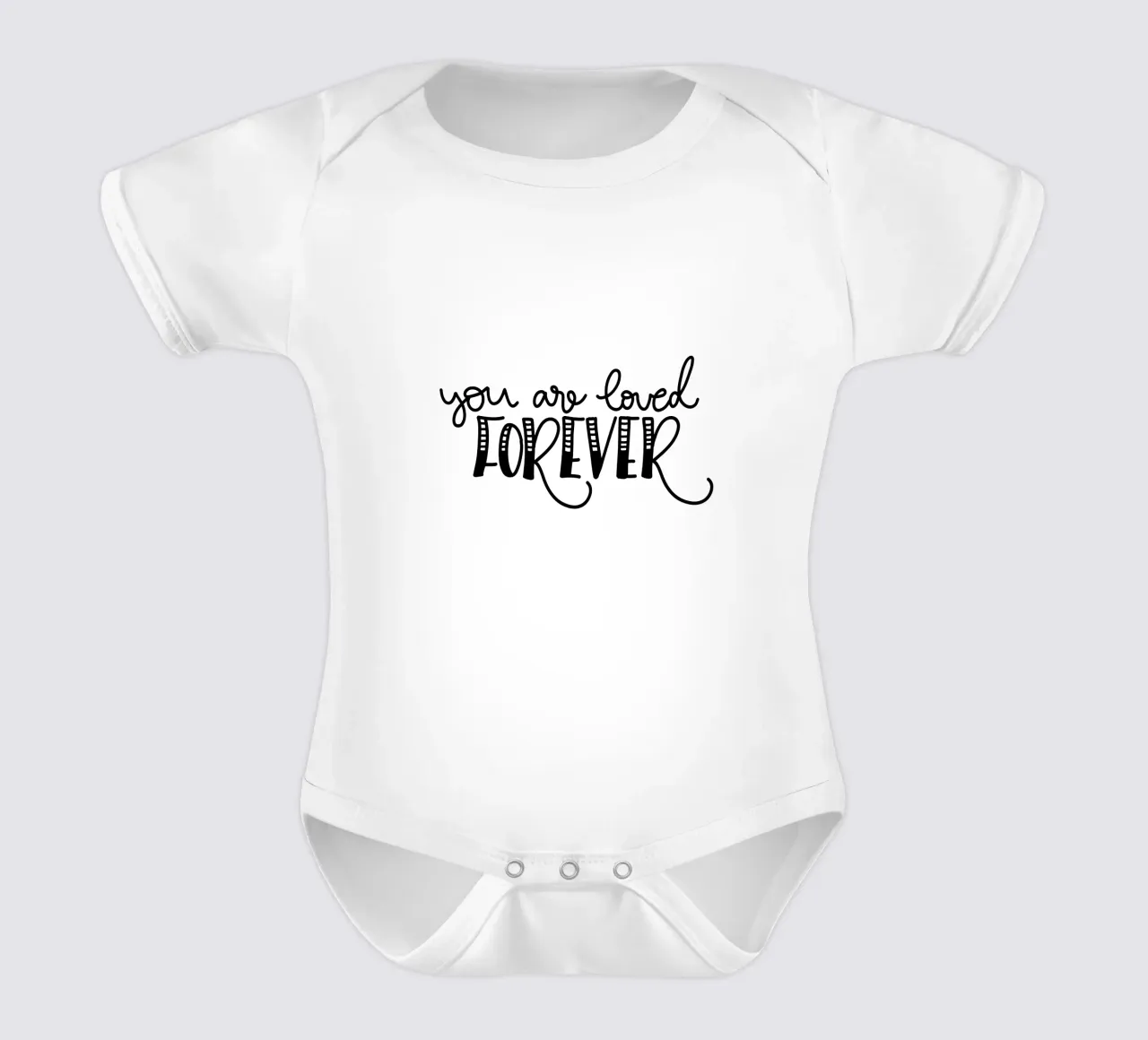 You are loved forever body neonato maniche corte da Letters of Love