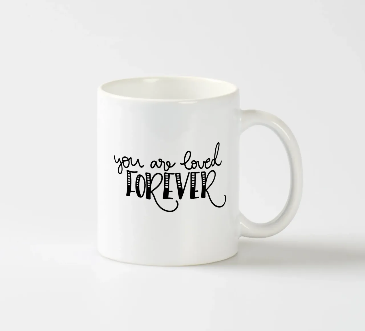 You are loved forever Keramik Tasse von Letters of Love