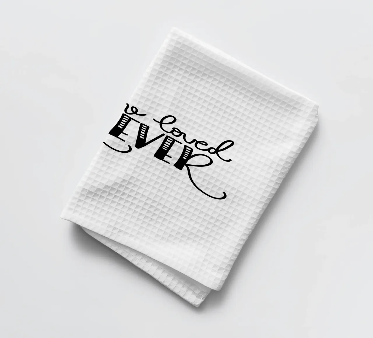 You are loved forever canovaccio da cucina da Letters of Love