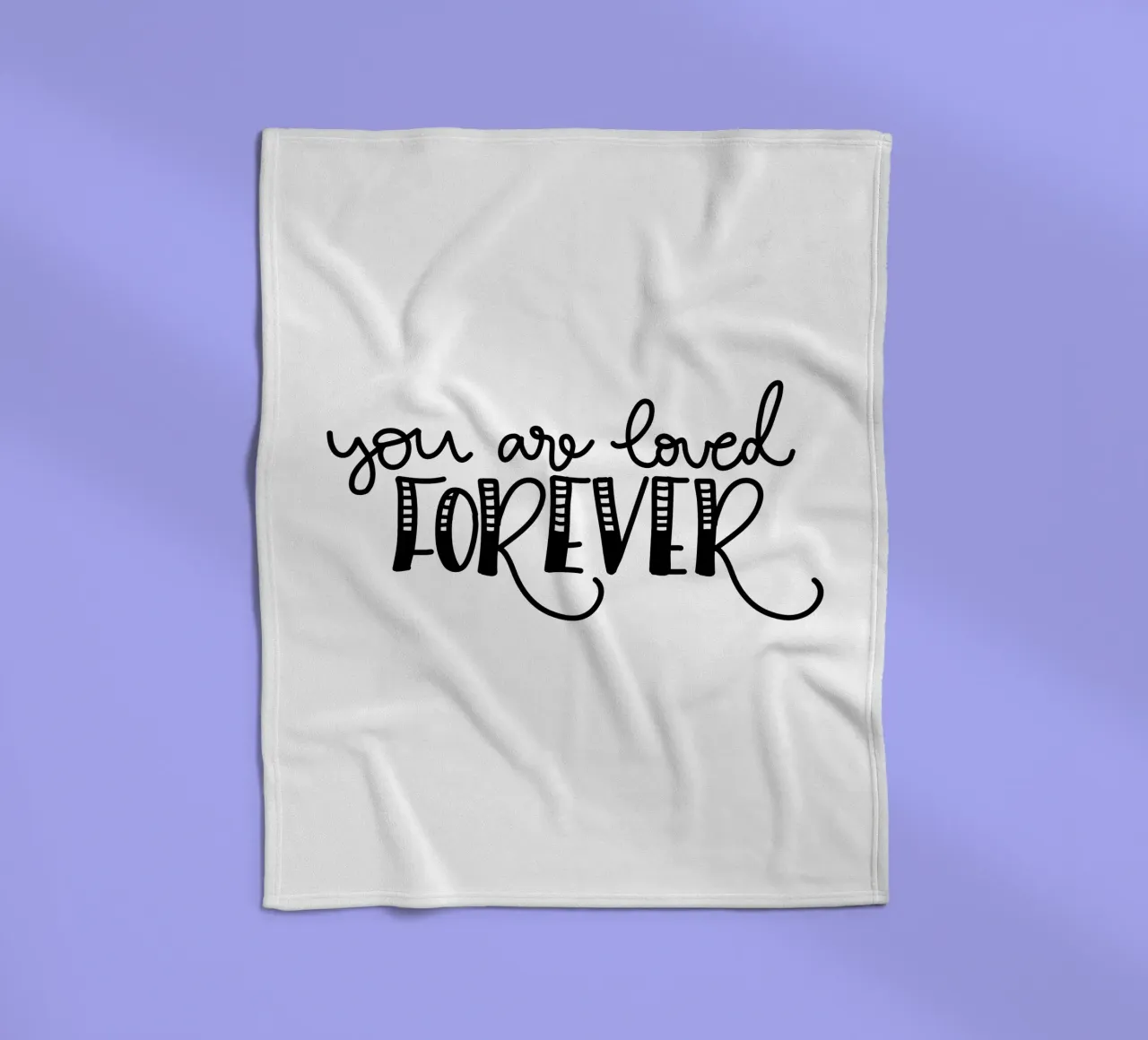 You are loved forever coperta in pile da Letters of Love